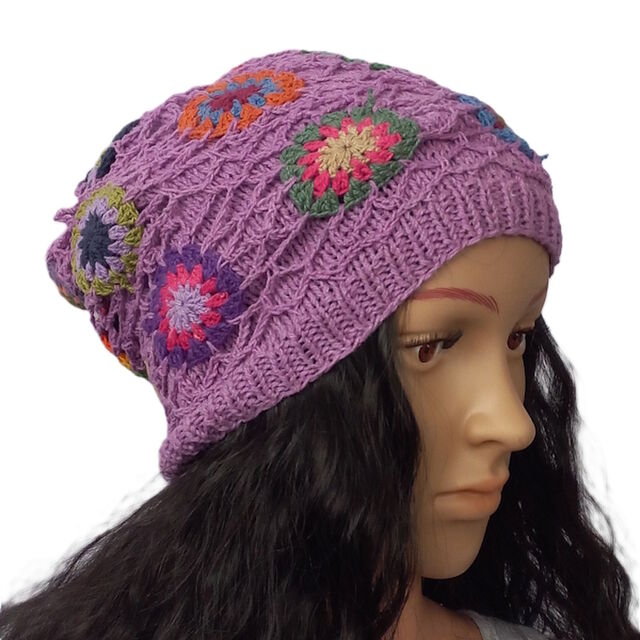 Cotton Crochet Beanie