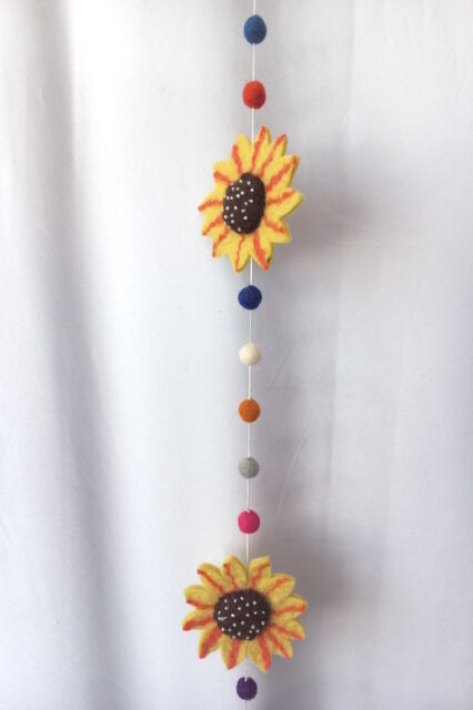 Sunflower Felt Door Hanging