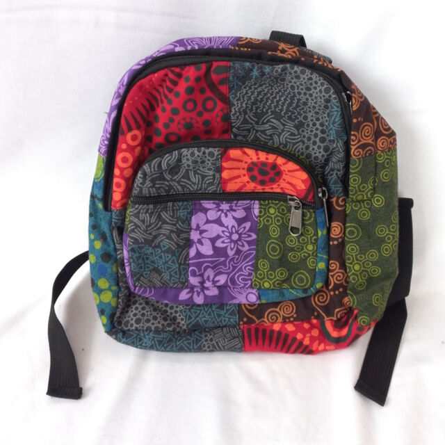 Small (Kids) Patchwork Cotton Backpack