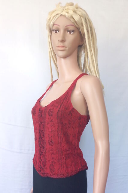 Embroidered Singlet Top