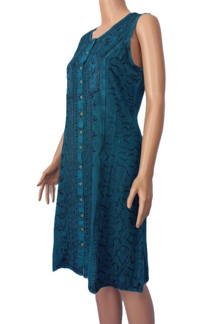 Button Down Panel Dress