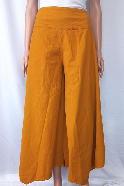 Enzyme Washed Flare Cotton Pants