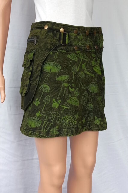 Short Wrap Mushroom Skirt