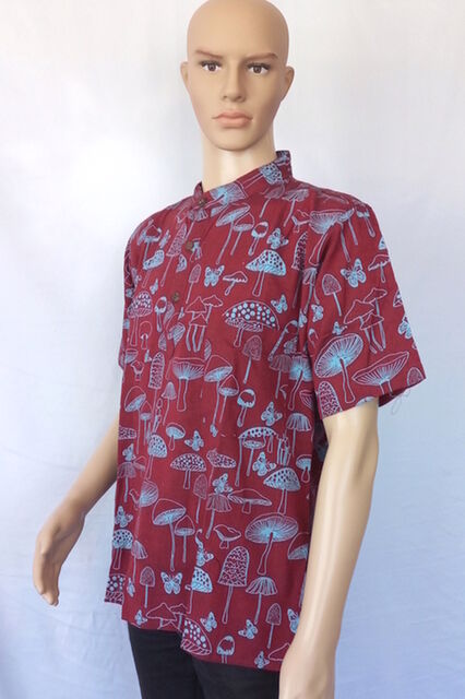 Mushroom Printed Cotton Shirt