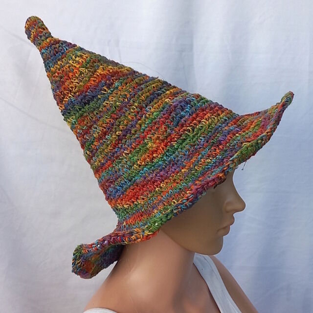 Tie Dye Hemp Crochet Hat