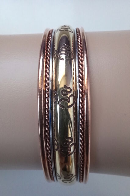 Om Copper Bracelet
