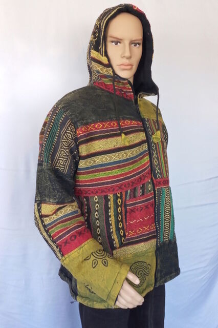 Fully Patchwork Thick Cotton Jacket