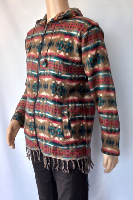 Woollen Hooded Zipper Jacket
