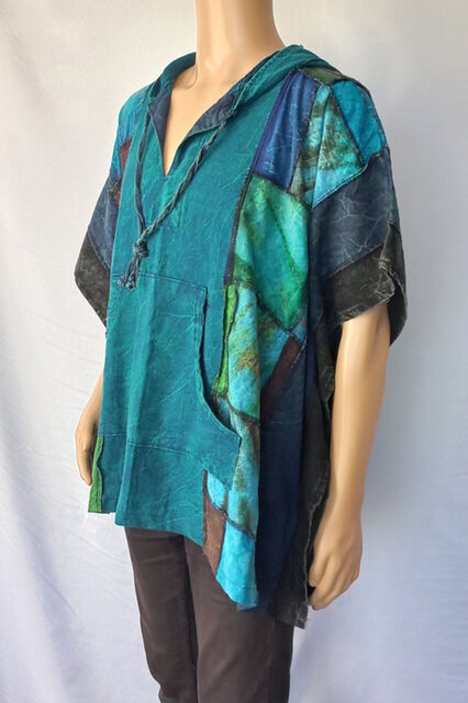 Hippie Boho Patchwork Top