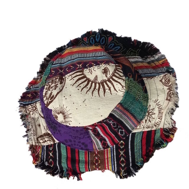 Patch Hemp Cotton Hippie Hat