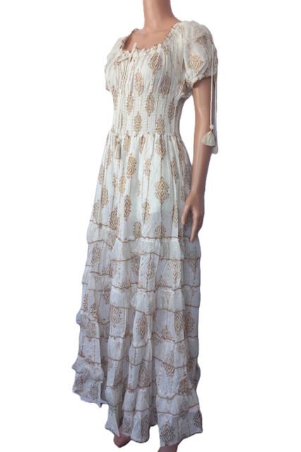 Amira Smocked Tier Dress