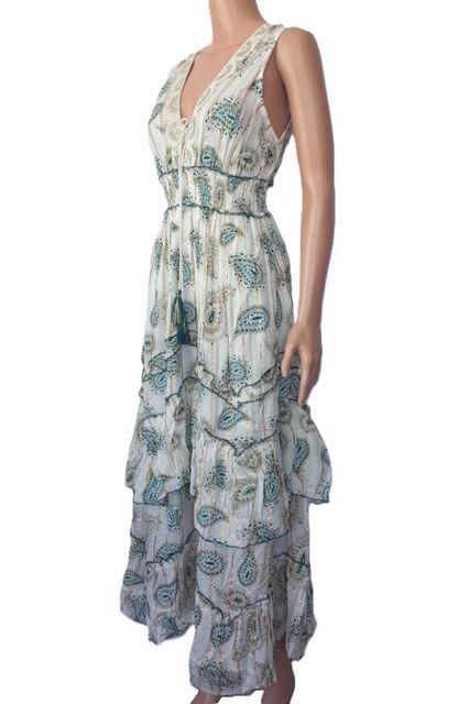 Paisley Ruffle Dress