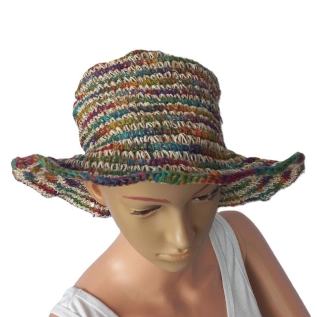 Multicolour Hemp Hat