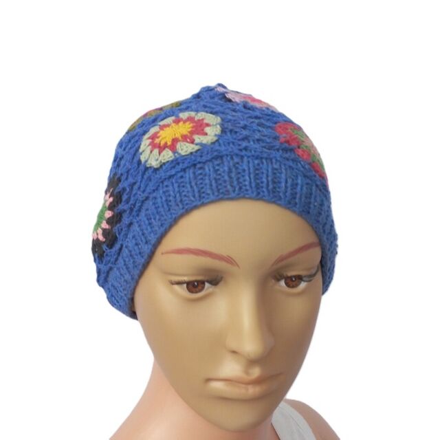 Crochet Patch Cotton Hats