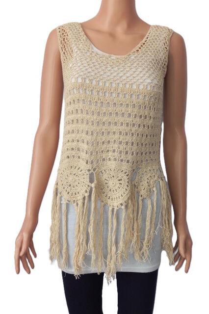Crochet Tassle Top