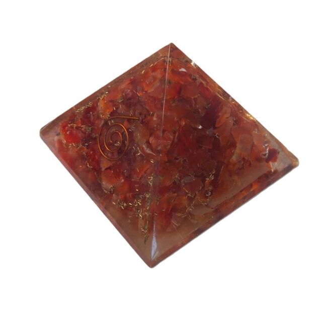 Red Carnelian Orgonite Pyramid