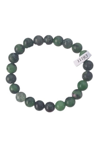 Ruby Ziosite 8 mm Beads Bracelet