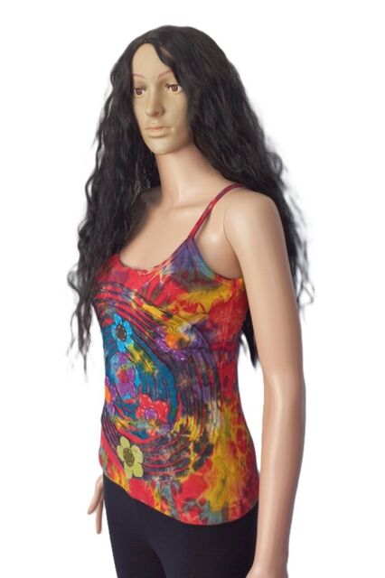 Tie Dyed Cotton Tank Top