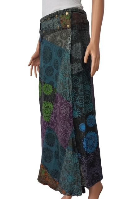 Dome Wrap Maxi Skirt