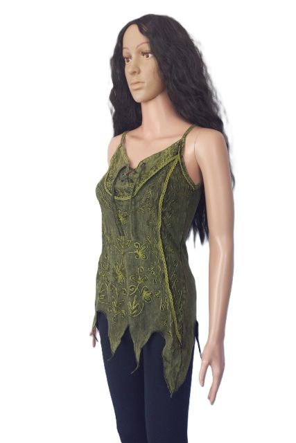 Embroidered Cotton Top