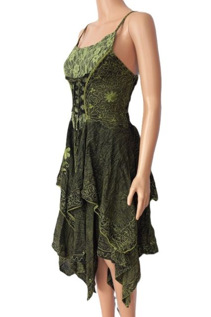 Stonewashed Cotton Dress